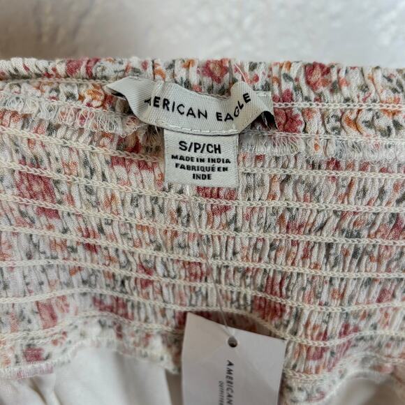 American Eagle Ditsy Floral Smocked Mini Skirt NWT Size Small - Picture 3 of 4